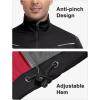 imageLittle Donkey Andy Mens Lightweight Softshell Vests Short Sleeve Jackets for Golfing Hiking RunningPure Black