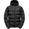 imageLittle Donkey Andy Mens Puffer Jacket Warm Winter Coat with Hood Lightweight Insulated Quilted Jacketss for Snow SkiBlack