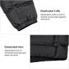 imageLittle Donkey Andy Mens Puffer Jacket Warm Winter Coat with Hood Lightweight Insulated Quilted Jacketss for Snow SkiBlack