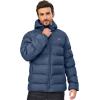 imageLittle Donkey Andy Mens Puffer Jacket Warm Winter Coat with Hood Lightweight Insulated Quilted Jacketss for Snow SkiBlue