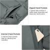 imageLittle Donkey Andy Mens Puffer Jacket Warm Winter Coat with Hood Lightweight Insulated Quilted Jacketss for Snow SkiGrey