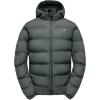 imageLittle Donkey Andy Mens Puffer Jacket Warm Winter Coat with Hood Lightweight Insulated Quilted Jacketss for Snow SkiGrey