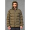 imageLittle Donkey Andy Mens Puffer Jacket Warm Winter Coat with Hood Lightweight Insulated Quilted Jacketss for Snow SkiOlive