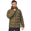 imageLittle Donkey Andy Mens Puffer Jacket Warm Winter Coat with Hood Lightweight Insulated Quilted Jacketss for Snow SkiOlive
