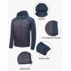 imageLittle Donkey Andy Mens Running Jacket Lightweight Thermal Hybrid Puffer Jacket for Men Golf HikingNavy