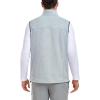 imageLittle Donkey Andy Mens Warm Fleece Vest Windproof Sleeveless FullZip Jacket for Golf Hiking Running TravelGrey
