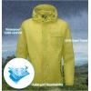 imageLittle Donkey Andy Mens Waterproof Rain Jacket Coat Lightweight Raincoat Windbreaker with Hood for Golf Hiking UPF 30Yellow