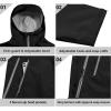imageLittle Donkey Andy Mens Waterproof Rain Jacket HighPerfomance Lightweight Rain Shell for Golf Hiking SXXLF1black
