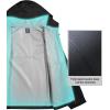 imageLittle Donkey Andy Mens Waterproof Rain Jacket HighPerfomance Lightweight Rain Shell for Golf Hiking SXXLF1black