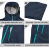 imageLittle Donkey Andy Mens Waterproof Rain Jacket HighPerfomance Lightweight Rain Shell for Golf Hiking SXXLF3dark Blue