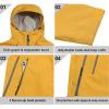 imageLittle Donkey Andy Mens Waterproof Rain Jacket HighPerfomance Lightweight Rain Shell for Golf Hiking SXXLF4golden