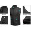 imageLittle Donkey Andy Mens Waterresistant Outerwear Vests Stretch Windproof Vest for Cycling Running GolfB Black