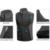 imageLittle Donkey Andy Mens Waterresistant Outerwear Vests Stretch Windproof Vest for Cycling Running GolfB Black Gray