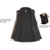 imageLittle Donkey Andy Mens Waterresistant Outerwear Vests Stretch Windproof Vest for Cycling Running GolfB Gray Black
