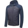 imageLittle Donkey Andy Mens Running Jacket Lightweight Thermal Hybrid Puffer Jacket for Men Golf HikingNavy