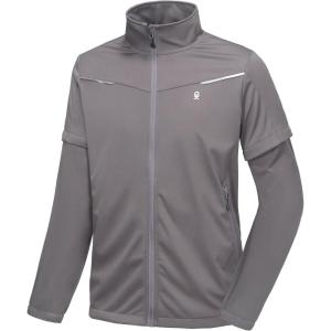 imageLittle Donkey Andy Mens Lightweight Softshell Vests Short Sleeve Jackets for Golfing Hiking RunningB2 Steel Gray