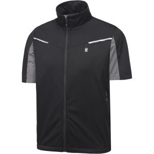 imageLittle Donkey Andy Mens Lightweight Softshell Vests Short Sleeve Jackets for Golfing Hiking RunningBlack