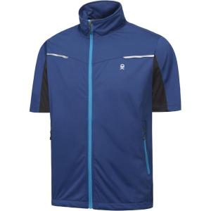 imageLittle Donkey Andy Mens Lightweight Softshell Vests Short Sleeve Jackets for Golfing Hiking RunningBlue