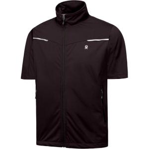 imageLittle Donkey Andy Mens Lightweight Softshell Vests Short Sleeve Jackets for Golfing Hiking RunningDeep Brown
