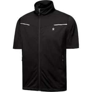 imageLittle Donkey Andy Mens Lightweight Softshell Vests Short Sleeve Jackets for Golfing Hiking RunningPure Black