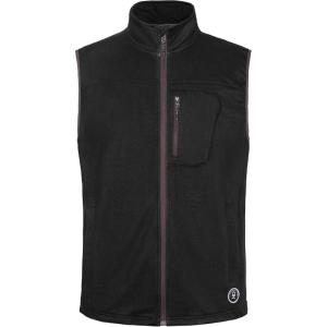 imageLittle Donkey Andy Mens Warm Fleece Vest Windproof Sleeveless FullZip Jacket for Golf Hiking Running TravelBlack