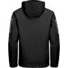 imageLittle Donkey Andy Mens Softshell Jacket with Hood Fleece Lined Winter Jackets for Hiking Windproof WaterresistantBlack