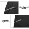 imageLittle Donkey Andy Womens Lightweight Waterproof Rain Pants Breathable Hiking Pants for Outdoor FishingA01 Black