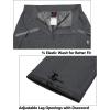imageLittle Donkey Andy Womens Lightweight Waterproof Rain Pants Breathable Hiking Pants for Outdoor FishingA02 Gray