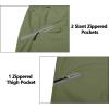 imageLittle Donkey Andy Womens Lightweight Waterproof Rain Pants Breathable Hiking Pants for Outdoor FishingA05 Olive
