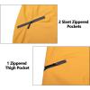 imageLittle Donkey Andy Womens Lightweight Waterproof Rain Pants Breathable Hiking Pants for Outdoor FishingA12 Golden
