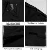 imageLittle Donkey Andy Womens Lightweight Waterproof Rain Pants Breathable Hiking Pants for Outdoor FishingB1black