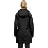 imageLittle Donkey Andy Womens Waterproof MidLength Rain Jacket with Hood Windbreaker Coat for Hiking TravelBlack
