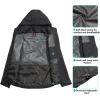 imageLittle Donkey Andy Womens Waterproof Rain Jacket with Hood Breathable Lightweight Windbreaker Rain Shell CoatA1black