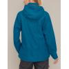 imageLittle Donkey Andy Womens Waterproof Rain Jacket with Hood Breathable Lightweight Windbreaker Rain Shell CoatA2blue