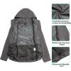 imageLittle Donkey Andy Womens Waterproof Rain Jacket with Hood Breathable Lightweight Windbreaker Rain Shell CoatA3grey