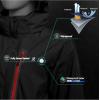 imageLittle Donkey Andy Womens Waterproof Rain Jacket with Hood Breathable Lightweight Windbreaker Rain Shell CoatB1blackBlack
