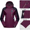 imageLittle Donkey Andy Womens Waterproof Rain Jacket with Hood Breathable Lightweight Windbreaker Rain Shell CoatB3purpleDeep Purple