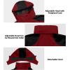 imageLittle Donkey Andy Womens Waterproof Rain Jacket with Hood Breathable Lightweight Windbreaker Rain Shell CoatB4redBlack