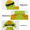 imageLittle Donkey Andy Womens Waterproof Rain Jacket with Hood Breathable Lightweight Windbreaker Rain Shell CoatB6fluorescent YellowCyber Yellow
