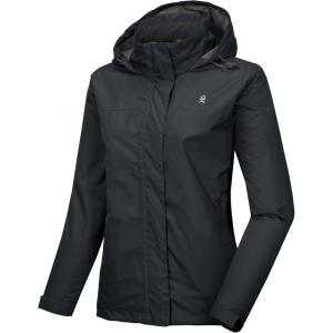 imageLittle Donkey Andy Womens Waterproof Rain Jacket Lightweight Outdoor Rain Coat Shell for Hiking Travel Black XXL