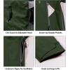 imageLittle Donkey Andy Mens Highperformance 3L Hard Shell Waterproof Rain Jacket Breathable Rain Gear for HikingTravellingC9deep Greenhigh Performance