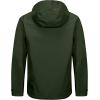 imageLittle Donkey Andy Mens Highperformance 3L Hard Shell Waterproof Rain Jacket Breathable Rain Gear for HikingTravellingC9deep Greenhigh Performance
