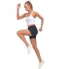 imageLittle Donkey Andy Womens 35 Inches Lightweight Stretch Quick Dry Shorts for Running Hiking GolfBlack Heather