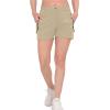 imageLittle Donkey Andy Womens 35 Inches Lightweight Stretch Quick Dry Shorts for Running Hiking GolfKhaki
