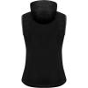 imageLittle Donkey Andy Womens Lightweight Softshell Vest Windproof Sleeveless Jacket for Running Hiking TravelBlackwith Hood