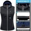 imageLittle Donkey Andy Womens Lightweight Softshell Vest Windproof Sleeveless Jacket for Running Hiking TravelDark Grey With Hood