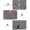 imageLittle Donkey Andy Womens Lightweight Softshell Vest Windproof Sleeveless Jacket for Running Hiking TravelGreylong