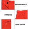 imageLittle Donkey Andy Womens Waterproof Rain Pants Lightweight Breathable Rainproof Pants for Outdoor Hiking GolfFluorescent Red