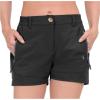 imageLittle Donkey Andy Womens 35 Inches Lightweight Stretch Quick Dry Shorts for Running Hiking GolfBlack