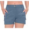 imageLittle Donkey Andy Womens 35 Inches Lightweight Stretch Quick Dry Shorts for Running Hiking GolfBlue Horizon